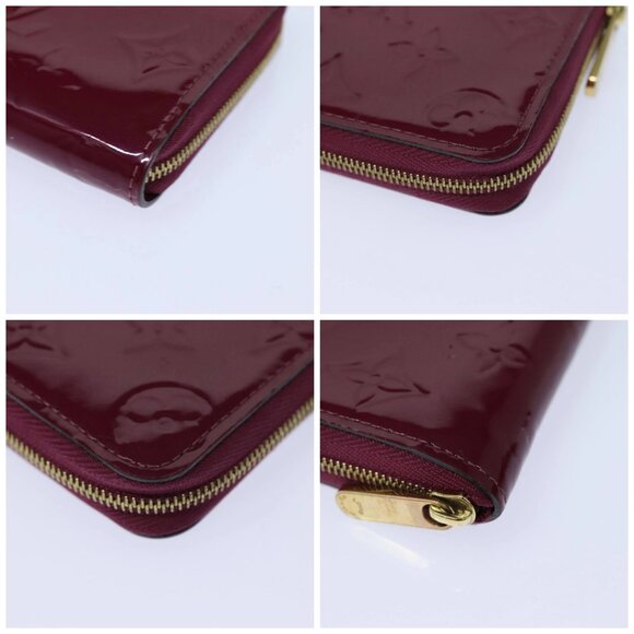 LOUIS VUITTON Monogram Vernis Zippy Coin Purse Wallet Purple - Picture 15 of 15